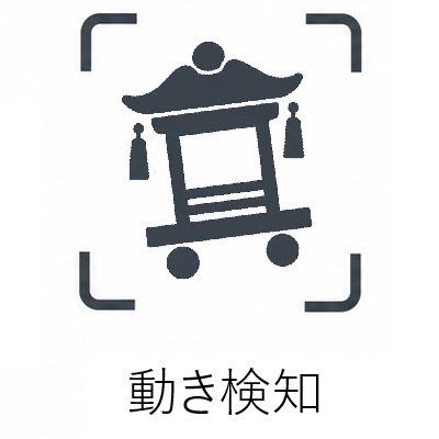 動き検知